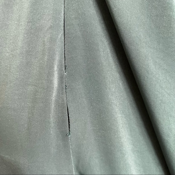 Superdown Sarah Side Tie Dress in Forest Green Small *please note condition - Picture 8 of 11